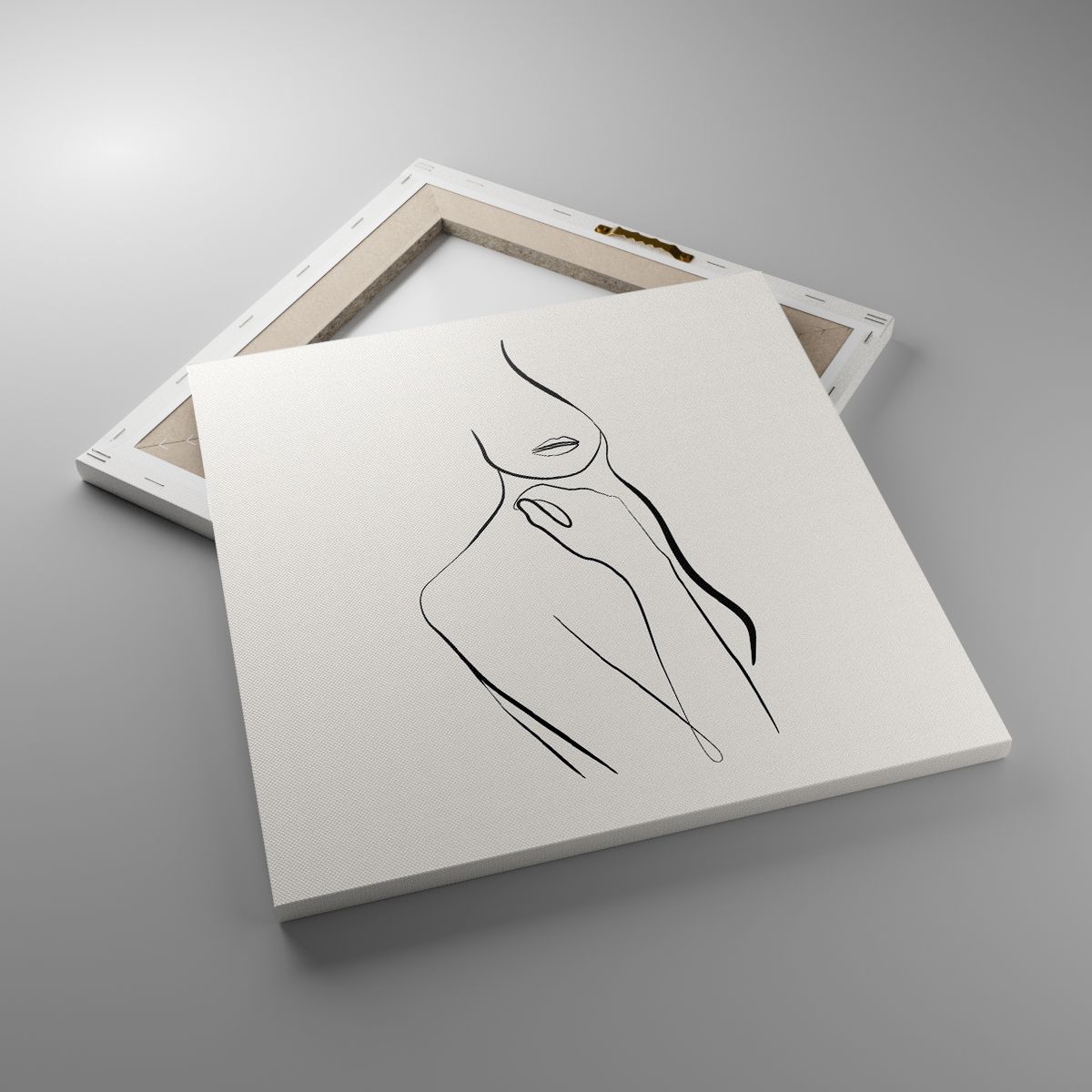 Leinwandbild Abstraktion, Leinwandbild Der Körper Der Frau, Leinwandbild Grafik, Leinwandbild Lineart, Leinwandbild Moderne Kunst