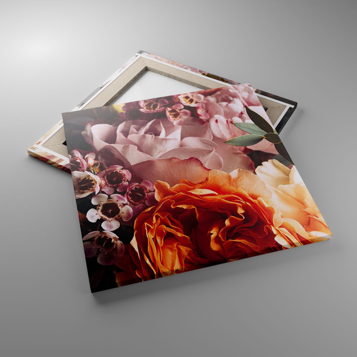 Leinwandbild Blumen, Leinwandbild Blumenstrauß, Leinwandbild Rose, Leinwandbild Garten, Leinwandbild Floristen