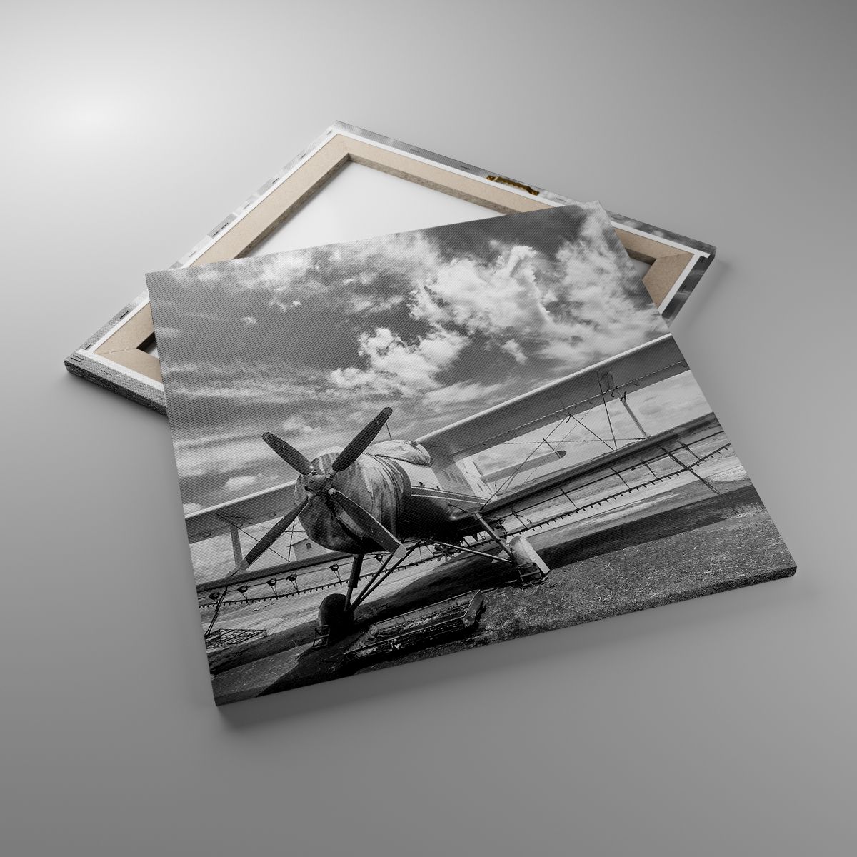 Obrazy Samolot, Obrazy Lotnictwo, Obrazy Czarno-Biały, Obrazy Vintage, Obrazy Śmigło