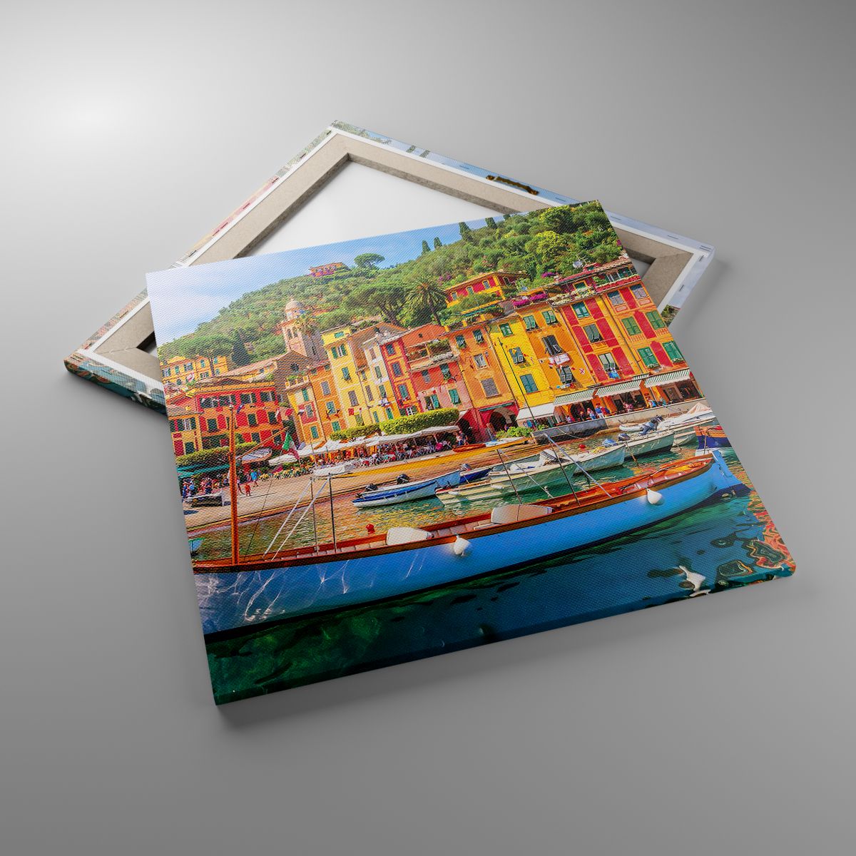 Obrazy Architektura, Obrazy Portofino, Obrazy Włochy, Obrazy Łodzie, Obrazy Podróże