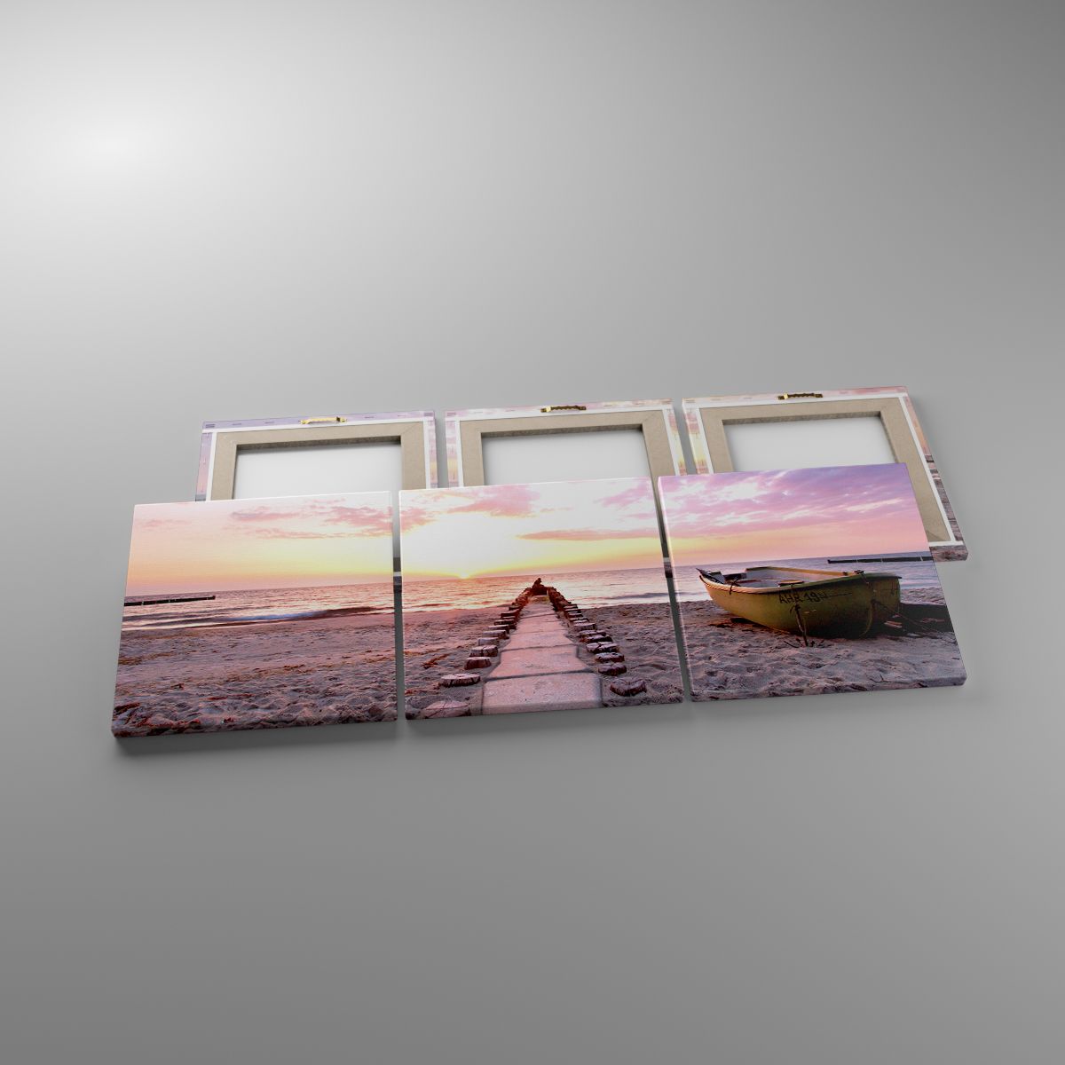Leinwandbild Landschaft, Leinwandbild  Meer, Leinwandbild Strand, Leinwandbild Natur, Leinwandbild Der Sonnenuntergang