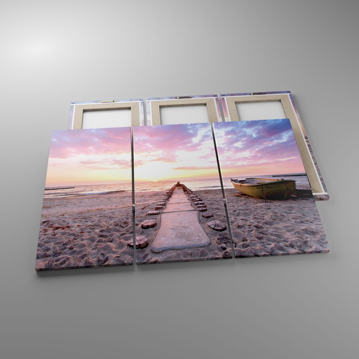 Leinwandbild Landschaft, Leinwandbild  Meer, Leinwandbild Strand, Leinwandbild Natur, Leinwandbild Der Sonnenuntergang