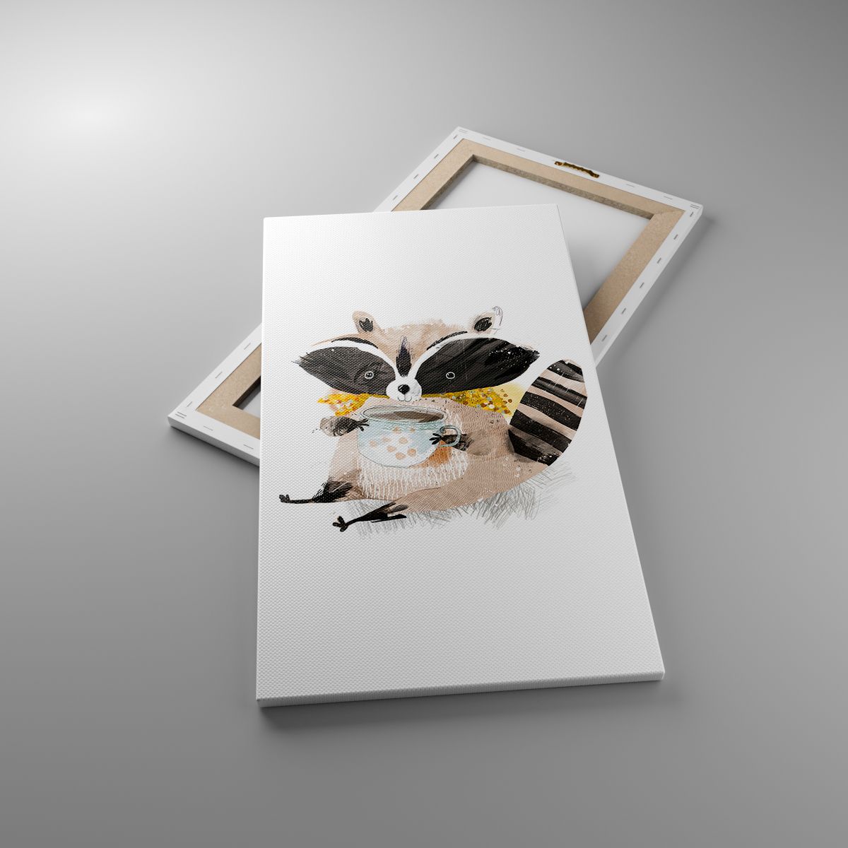 Canvas picture For Children, Canvas picture Raccoon, Canvas picture Graphics, Canvas picture Abstraction, Canvas picture Story