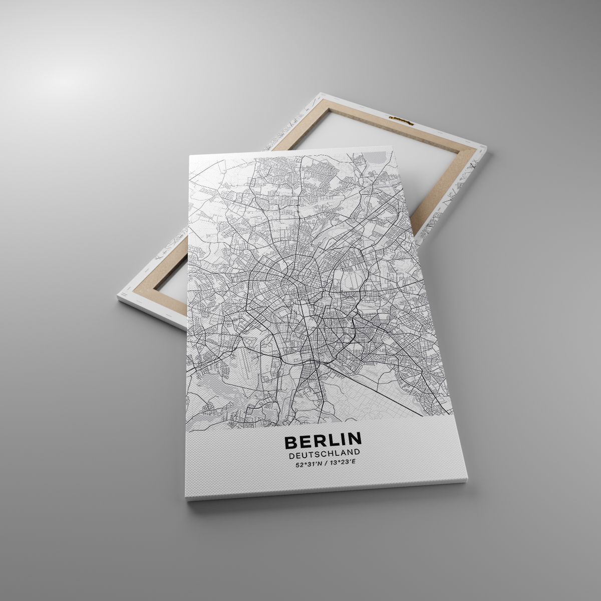 Cuadro Ciudad, Cuadro Mapa De La Ciudad, Cuadro Berlina, Cuadro Gráficos, Cuadro Alemania