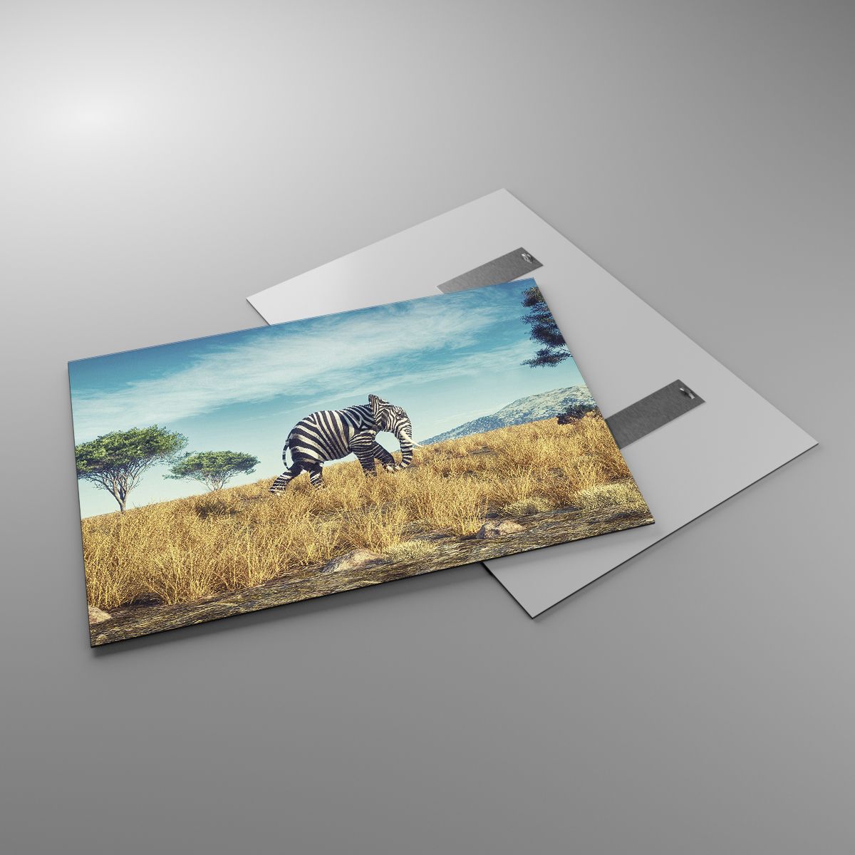 Glasbild Abstraktion, Glasbild Elefant, Glasbild Rippen, Glasbild Landschaft, Glasbild Afrika