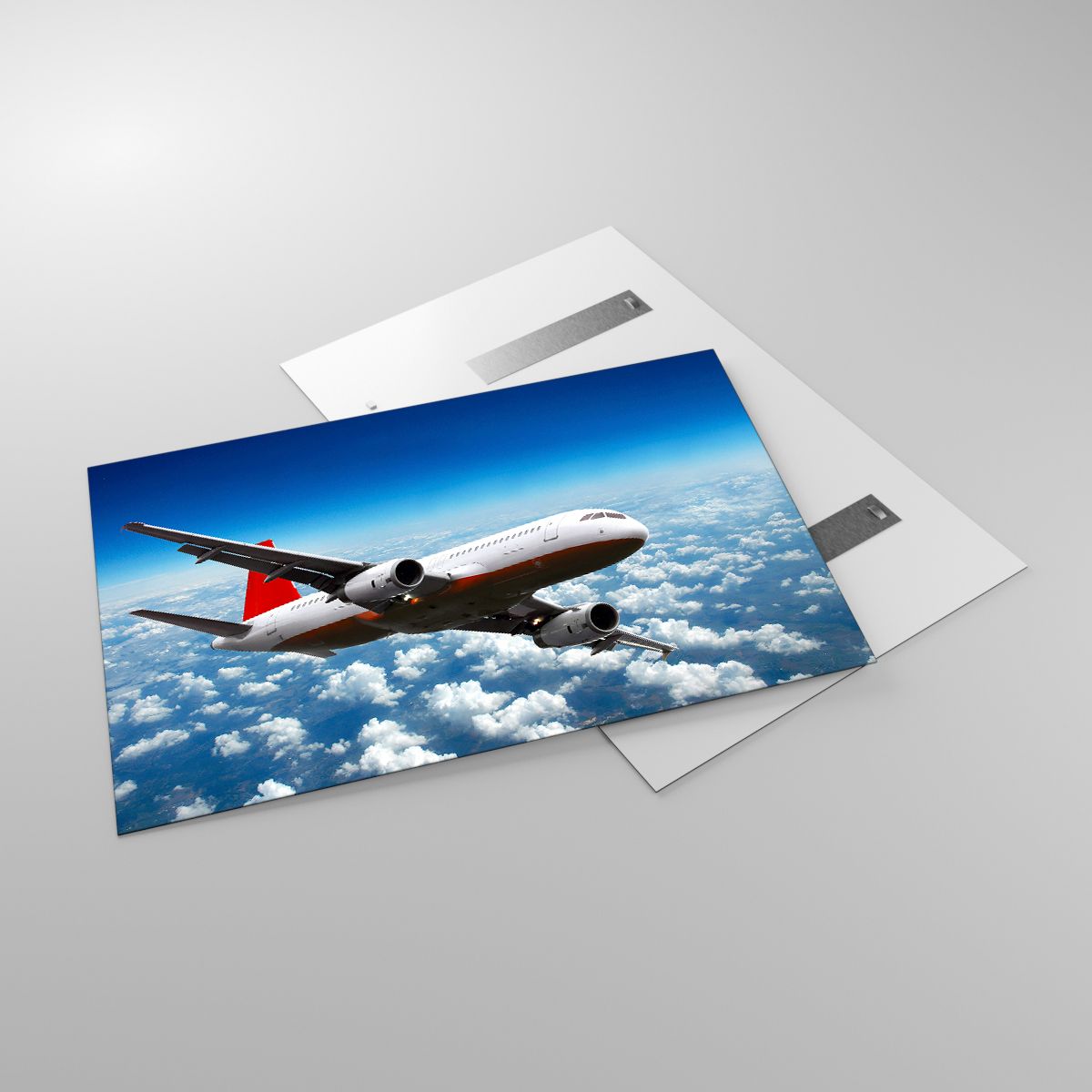 Glasbild Ebene, Glasbild Reisen, Glasbild Wolken, Glasbild Ebene, Glasbild Flugzeug