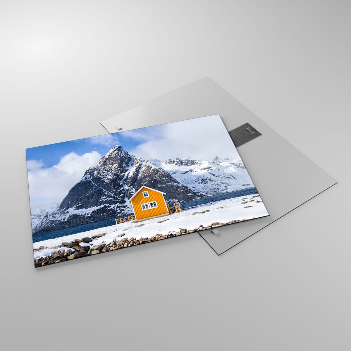 Bild på glas Vinter, Bild på glas Alperna, Bild på glas Berg