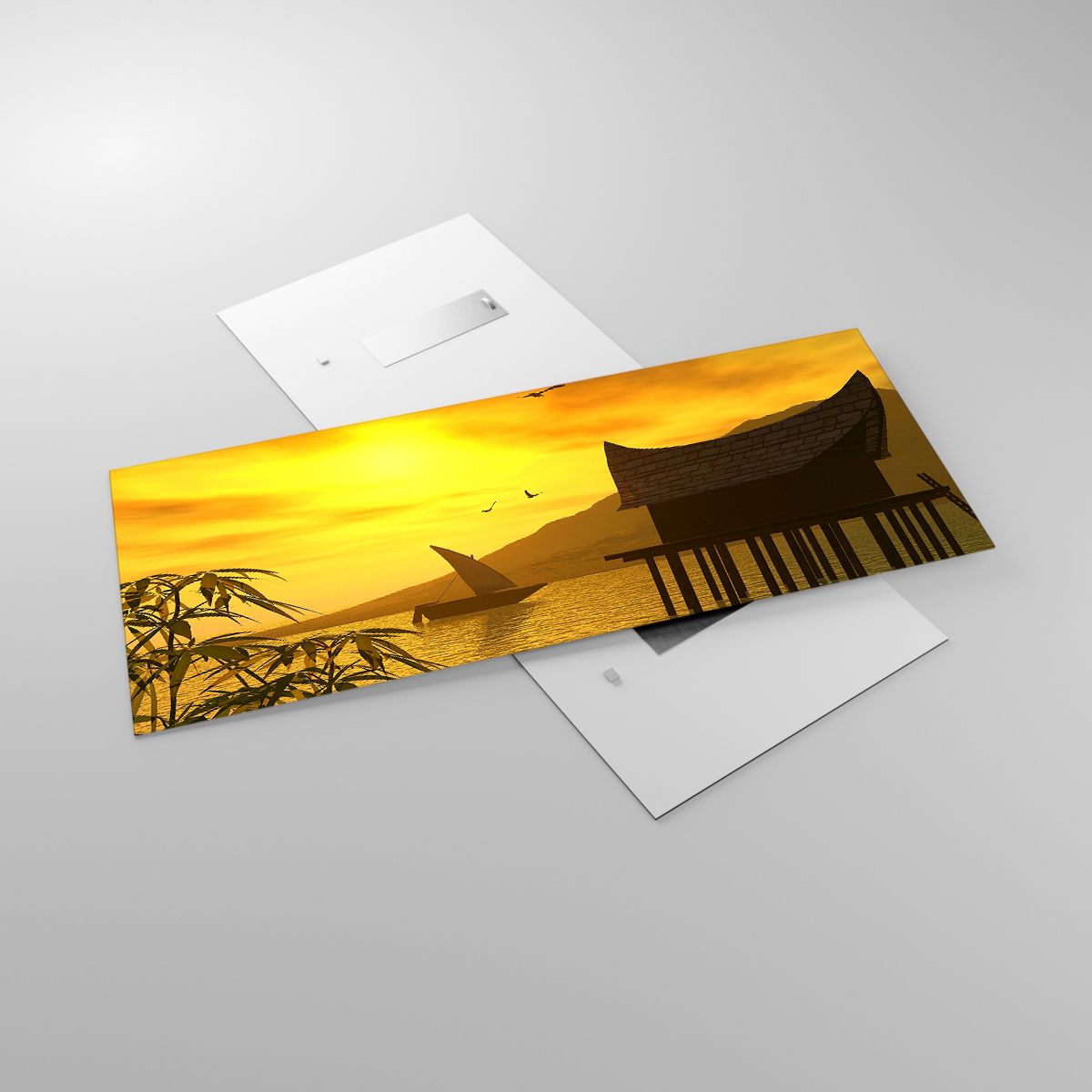 Billede på glas Landskab, Billede på glas Solnedgangen, Billede på glas Asien, Billede på glas Natur, Billede på glas Hav