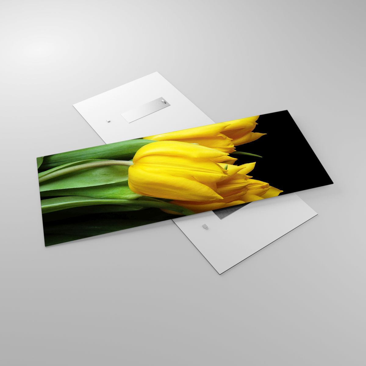 Obraz na skle Květiny, Obraz na skle Tulipány, Obraz na skle Kytice Květin, Obraz na skle Žluté Tulipány, Obraz na skle Květinářství