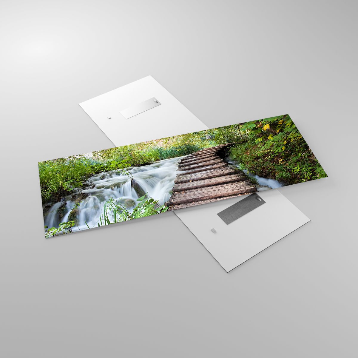 Glasbild Landschaft, Glasbild Kroatien, Glasbild Natur, Glasbild Nationalpark, Glasbild Wasserfall