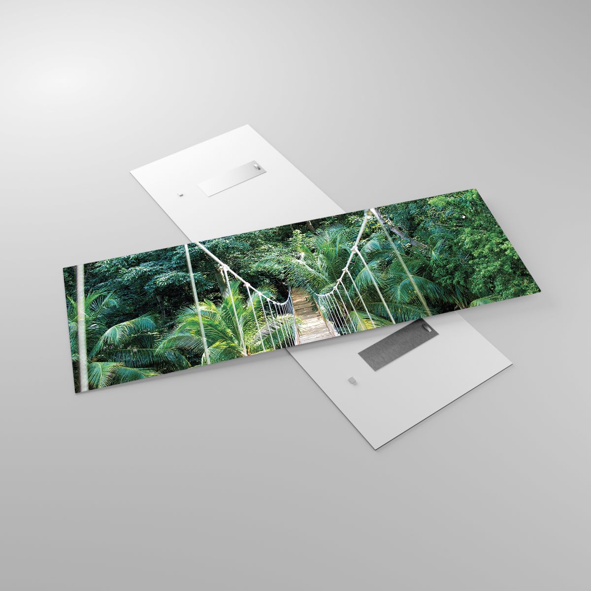 Obraz na skle Krajina, Obraz na skle Džungle, Obraz na skle Honduras, Obraz na skle Závěsný Most, Obraz na skle Příroda
