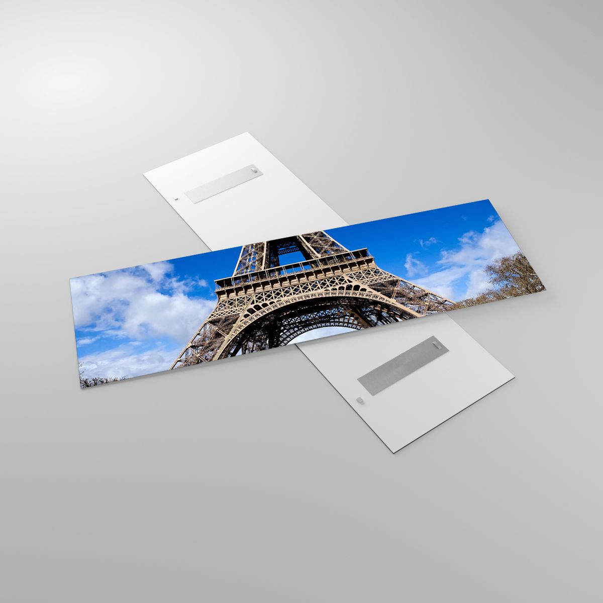 Glasbild Eiffelturm, Glasbild Paris, Glasbild Die Architektur, Glasbild Frankreich, Glasbild Stadt