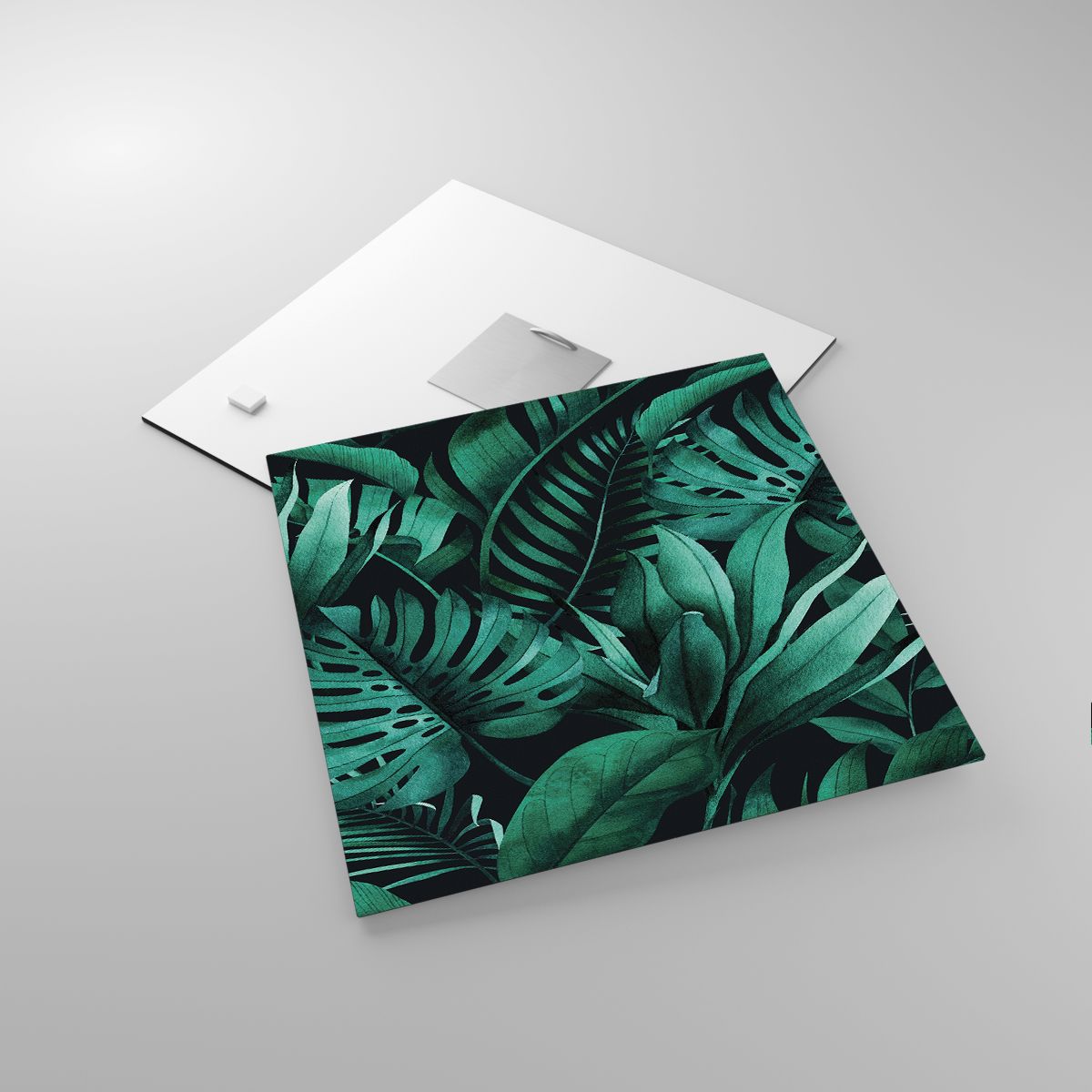 Glass picture  Exotic Plant, Glass picture  Palm Leaf, Glass picture  Monstera Leaf, Glass picture  Nature, Glass picture  Tropics
