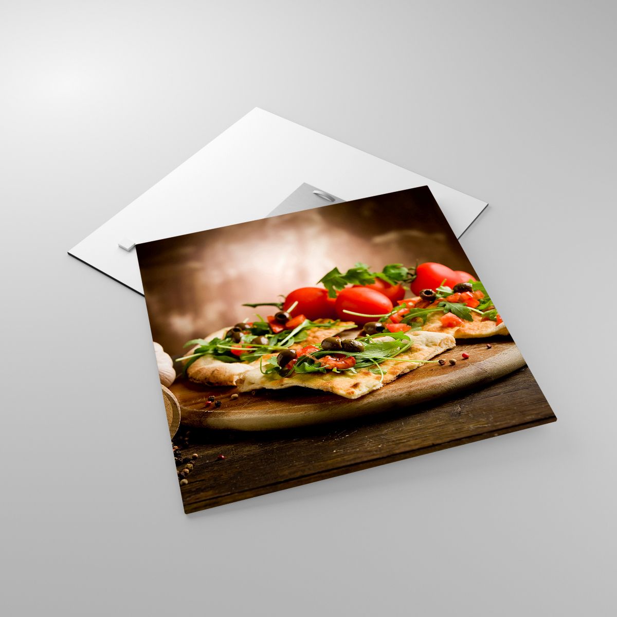 Obraz na skle Gastronomie, Obraz na skle Pizza, Obraz na skle Itálie, Obraz na skle Kuchyně, Obraz na skle Rajčata