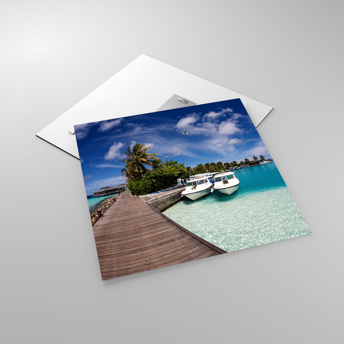 Obraz na skle Krajina, Obraz na skle Ráj, Obraz na skle Moře, Obraz na skle Maledivy, Obraz na skle Cestování