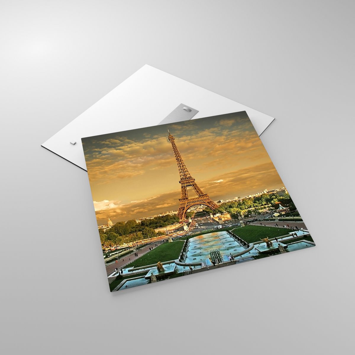 Glasbild Städte, Glasbild Paris, Glasbild Eiffelturm, Glasbild Die Architektur, Glasbild Frankreich