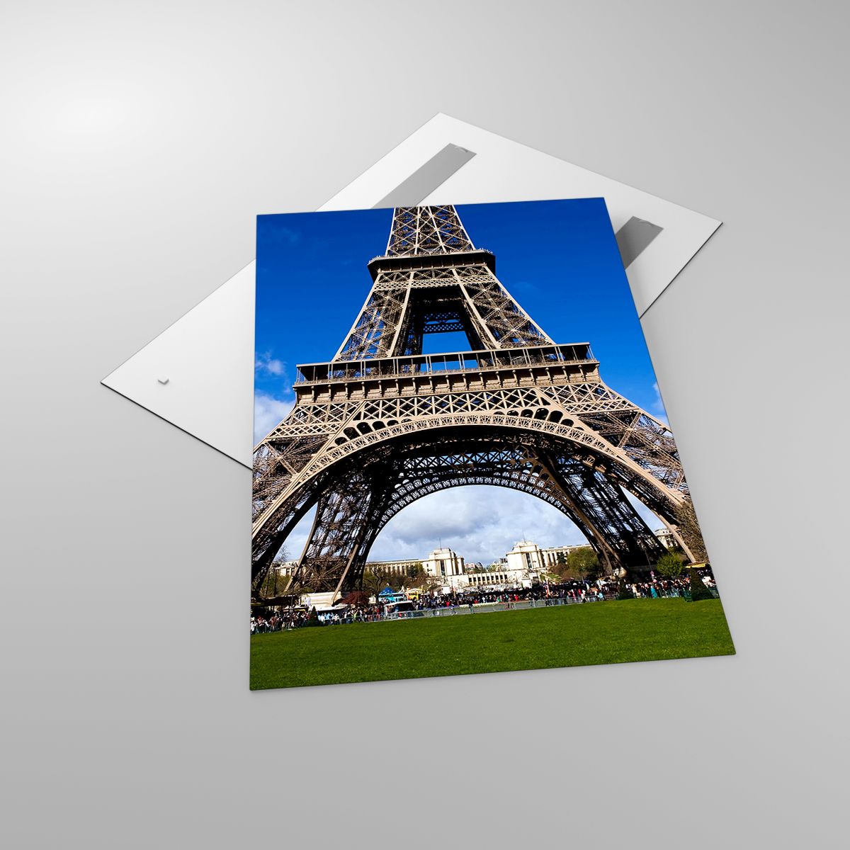 Glasbild Eiffelturm, Glasbild Paris, Glasbild Die Architektur, Glasbild Frankreich, Glasbild Stadt