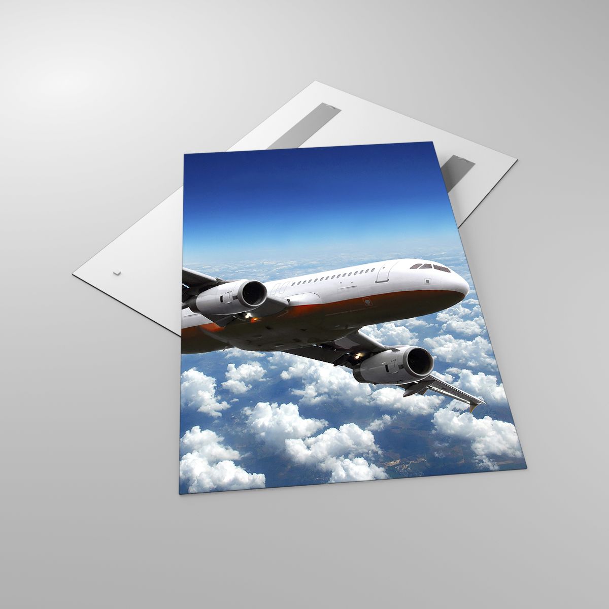 Obraz na skle Letadlo, Obraz na skle Cestování, Obraz na skle Mraky, Obraz na skle Letadlo, Obraz na skle Letadlo