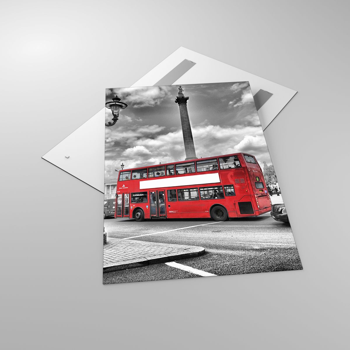 Obraz na skle Města, Obraz na skle Londýn, Obraz na skle Architektura, Obraz na skle Červený Autobus, Obraz na skle Cestování