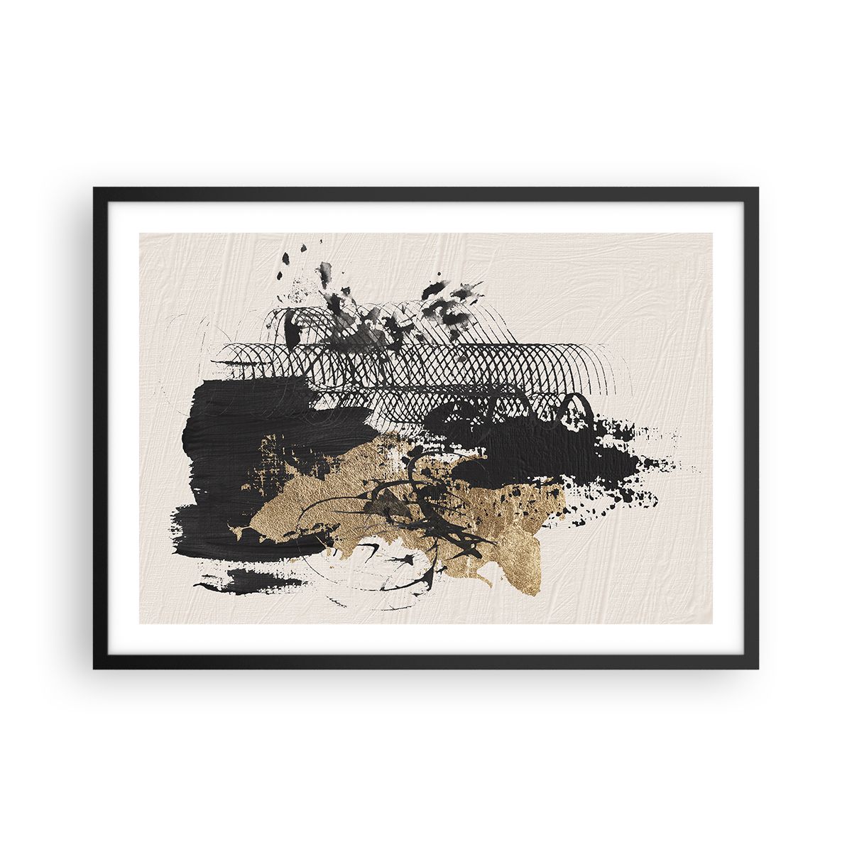 Poster Arttor 50x70cm - Abstraction Texturée Multicolore, Déco Murale Moderne