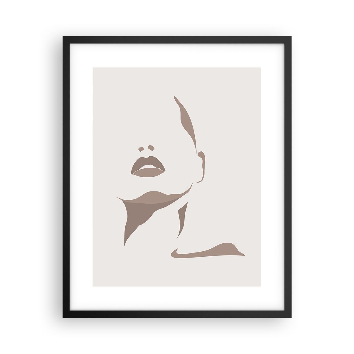 Tableau Impression Sur Verre 120x80cm - Femme Bohème Bouche - Décoration Murale ARTTOR